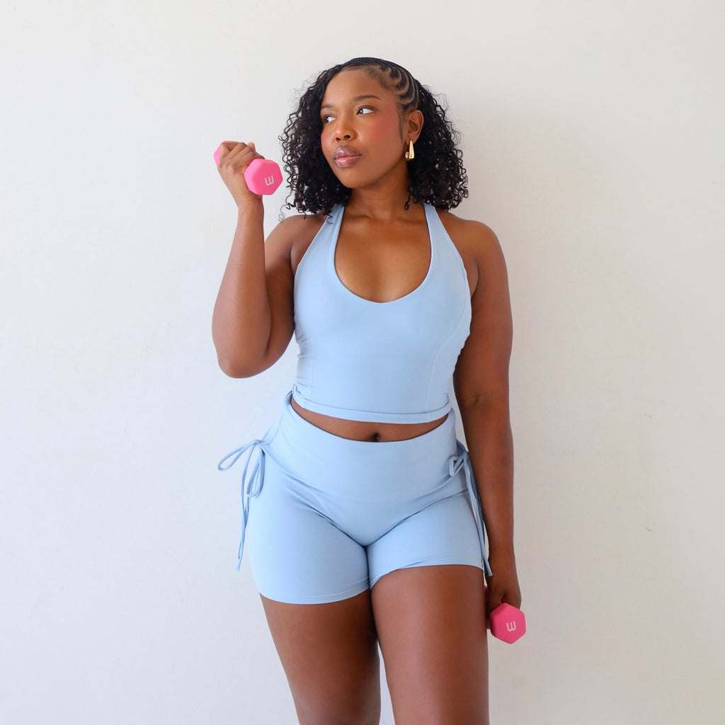 Alyse™ Soft Serve Racerback Tank (Blueberry Cream)