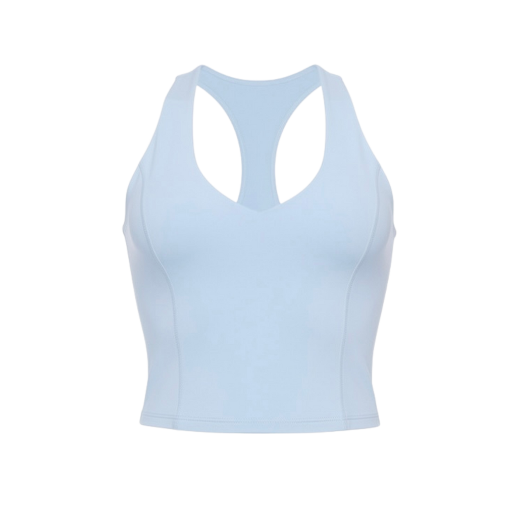 Alyse™ Soft Serve Racerback Tank (Blueberry Cream)